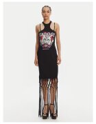 Versace Jeans Couture Ежедневна дамска рокля черна - качествена материя - макси