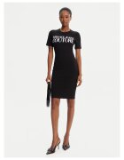 Versace Jeans Couture Ежедневна рокля черна - качествена изработка