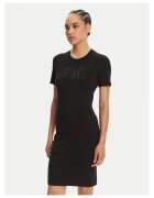 Versace Jeans Couture Ежедневна рокля черна - качествена материя