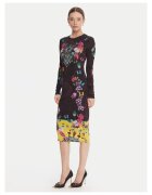 Versace Jeans Couture Ежедневна рокля черна - многоцветна