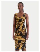 Versace Jeans Couture Ежедневна рокля - черна - от памук с еластан