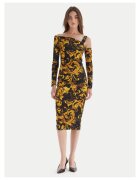 Versace Jeans Couture Коктейлна рокля - черен/жълт
