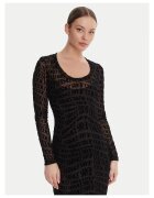 Versace Jeans Couture Коктейлна рокля - черна