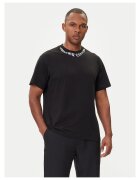 Versace Jeans Couture Мъжка тениска черна - памучна - изчистен дизайн