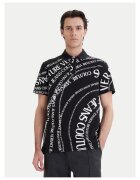 Versace Jeans Couture Мъжка тениска - памук - черна