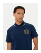 Versace Jeans Couture Мъжка тениска тъмносиня - 100% памук