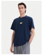 Versace Jeans Couture Мъжка тениска - тъмносиня - 100% памук