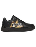 Versace Jeans Couture Мъжки кецове черни - екологична кожа - 79YA3SJ5