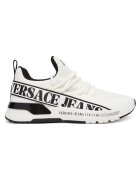 Versace Jeans Couture Мъжки кецове - текстил - бели - с лого