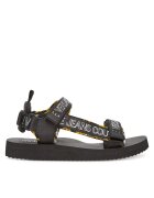 Versace Jeans Couture Мъжки сандали G89 78YA3S7B черно/златисто текстил