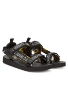 Versace Jeans Couture Мъжки сандали G89 78YA3S7B черно/златисто текстил