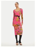 Versace Jeans Couture Рокля за ежедневието - розова - цветна