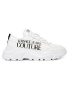Versace Jeans Couture Скосени спортни обувки от кожа