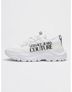 Versace Jeans Couture Скосени спортни обувки от кожа