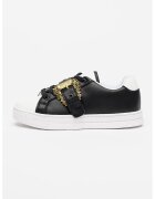 Versace Jeans Couture Спортни обувки от еко кожа Fondo Court с тока - Бял/Черен