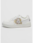 Versace Jeans Couture Спортни обувки Starlight от кожа и еко кожа - Черен/Шафраново жълто/Бял
