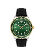 Versace Мъжки часовник VE3A00320 златисто черен 42 мм