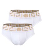 Versace Слипове с лого на талията - 2 чифта