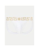 Versace Спортни слипове - Бяло/Златисто