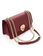 Vince Camuto Чанта от еко кожа с презрамка-верижка Тъмночервен