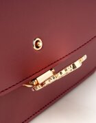 Vince Camuto Чанта от еко кожа с презрамка-верижка Тъмночервен