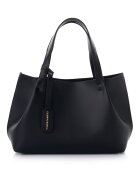 Vince Camuto Чанта Tote от еко кожа Черен