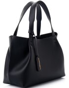 Vince Camuto Чанта Tote от еко кожа Черен