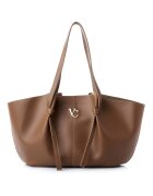 Vince Camuto Шопинг чанта от еко кожа Карамел