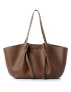 Vince Camuto Шопинг чанта от еко кожа Карамел