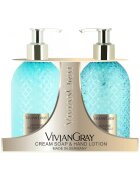 Vivian Gray Комплект течен сапун Vivian Grey Jasmine & Patchouli унисекс 300 ml + крем за ръце 300 ml