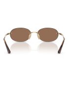 VOGUE EYEWEAR Овални слънчеви очила с метална рамка Златист