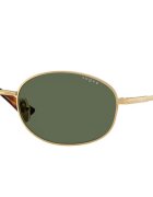 VOGUE EYEWEAR Овални слънчеви очила с полляризация Златист