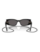 VOGUE EYEWEAR Правоъгълни слънчеви очила Черен