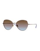 VOGUE EYEWEAR Слънчеви очила Butterfly с метална рамка