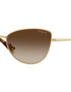 VOGUE EYEWEAR Слънчеви очила Cat-eye с поляризация Златист/Кафяв