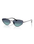 VOGUE EYEWEAR Унисекс слънчеви очила Cat-eye Тъмнозелен/Тъмносребрист