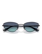 VOGUE EYEWEAR Унисекс слънчеви очила Cat-eye Тъмнозелен/Тъмносребрист
