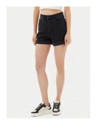 Volcom Къси дънкови панталони за жени - черни
