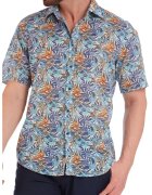 W Wegener Мъжка риза 5963 slim fit многоцветна