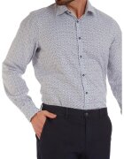W Wegener Мъжка риза - slim fit 5965 - синя - S