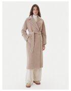 Weekend Max Mara Дамско палто бежово - вълнено