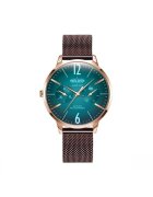 Welder Дамски часовник - Slim WWRS610 златен корпус - Кафяв