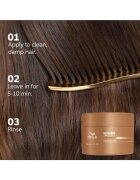 Wella Professionals Маска за коса Ultimate Smooth Хидратираща За суха и изтощена коса Със сквалан и омега 9 С антистатичен ефект 30 мл