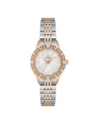 Wesse Дамски часовник модел WWL113605 - 30мм - златист/сребрист - стоманена каишка - 5 ATM