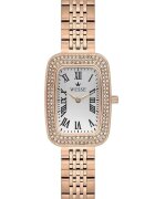 Wesse Дамски часовник WWL113802 - корпус 33 мм - стоманена каишка - 3 ATM - златист - Rose Gold
