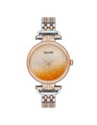 Wesse Дамски часовник WWL302902 - 34мм - стоманена каишка - розово-златист/сребрист - 5 АТМ