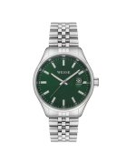 Wesse Мъжки часовник WWG206803 - 42мм - стоманена каишка - зелен циферблат - водоустойчив 5 ATM