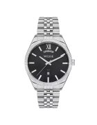 Wesse Мъжки часовник WWG207303 - 42 мм - стоманена каишка - водоустойчив на 5 АТМ - сребрист/черен