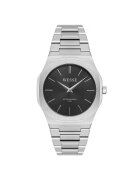 Wesse Мъжки часовник WWG402601 - 40 мм - метална каишка - водоустойчив 5 ATM - сребрист - черен