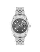 Wesse Мъжки часовник WWG403003 - 41мм - стоманена каишка - водоустойчив на 5 ATM - сребрист